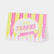 Letterpress Card - Many Thanks